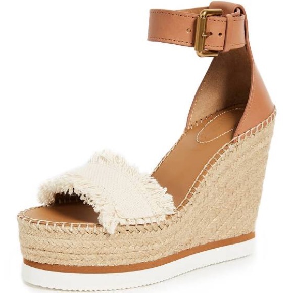 see by chloe espadrille wedge